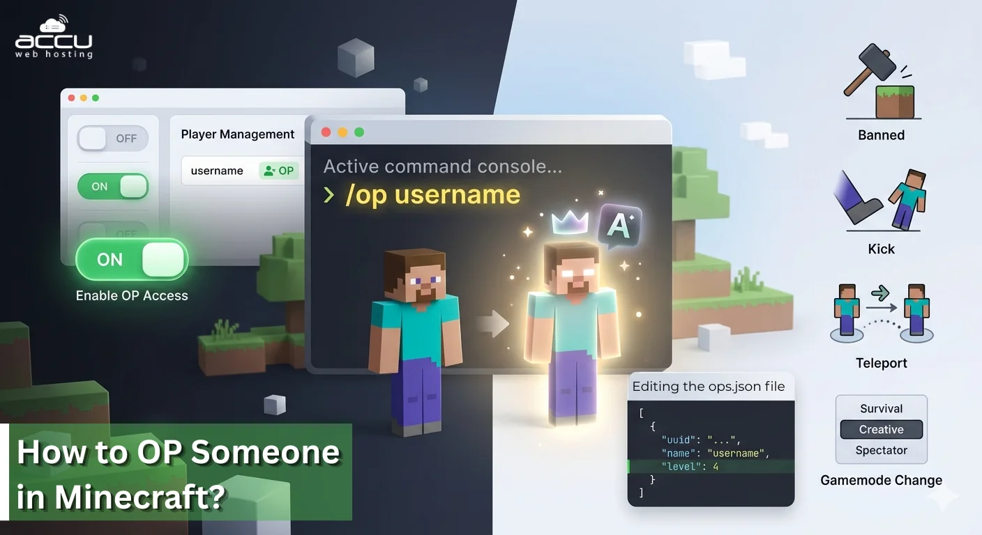 How to OP Someone in Minecraft