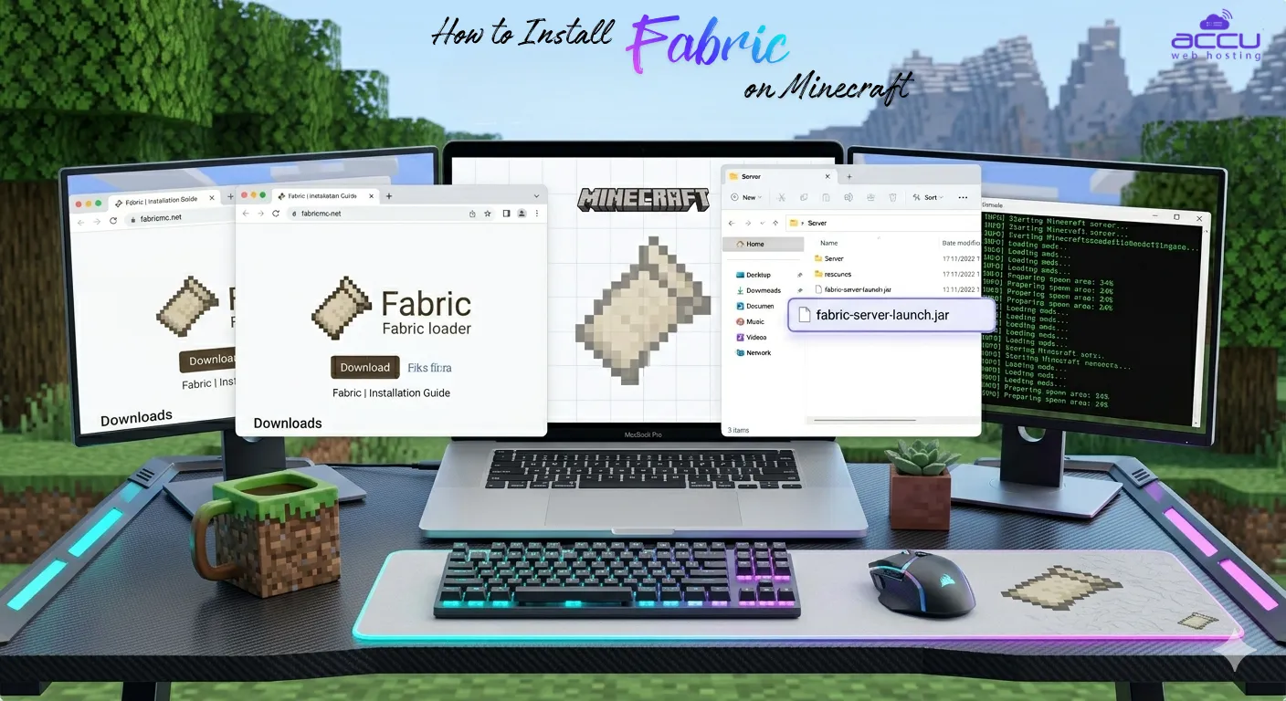 Fabric on a Minecraft server