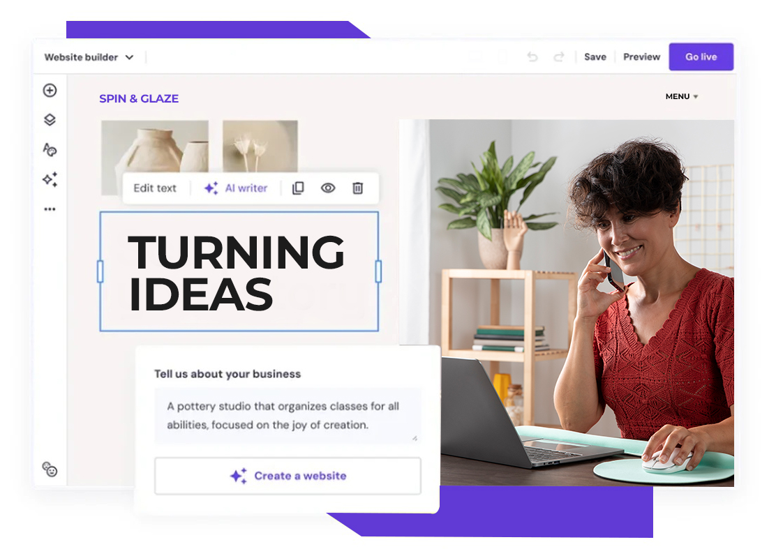 Get Your Website Live in Minutes