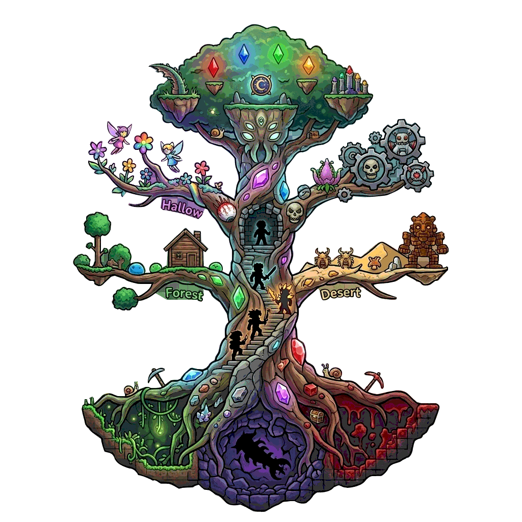 Explore the World of Terraria